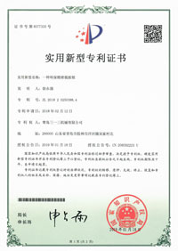 Patent certificate